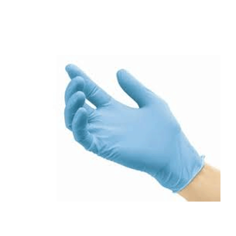9" nitrile gloves, powder free, finger textured 100 Pcs/Box